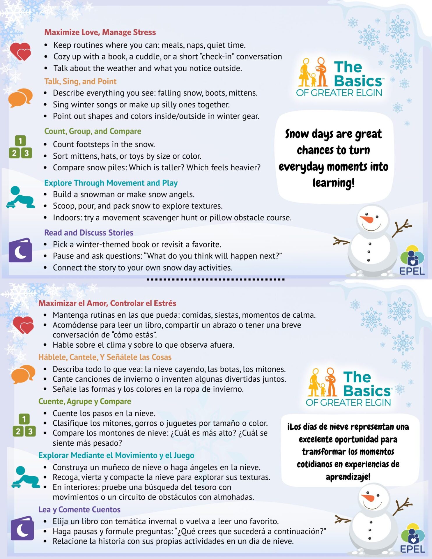 basics snow day final